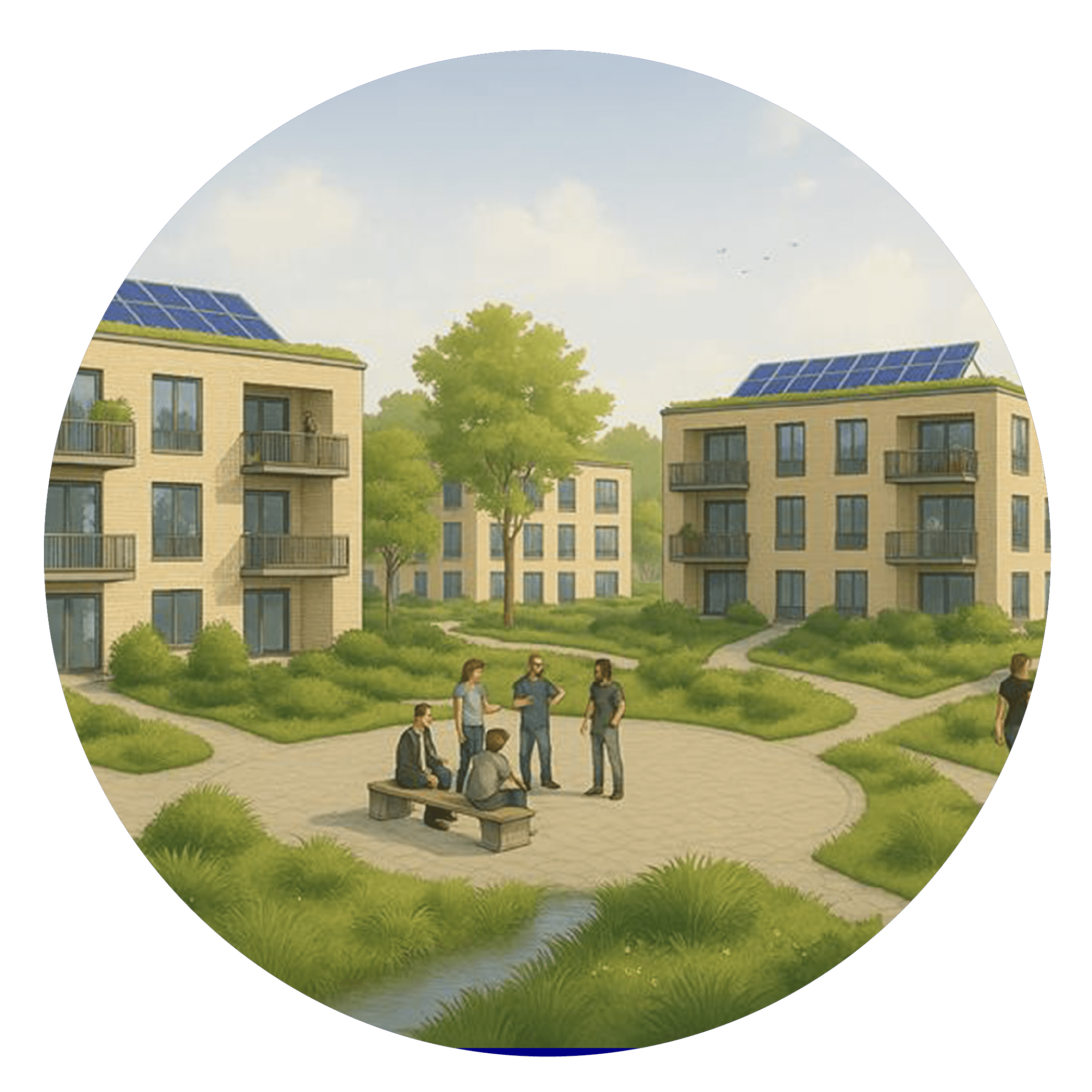 rendering of a land development building
